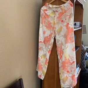 Ladies floral dress pants